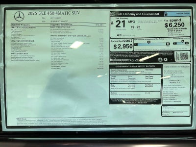 2026 Mercedes-Benz GLE GLE 450