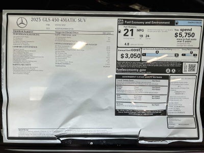 2025 Mercedes-Benz GLS GLS 450