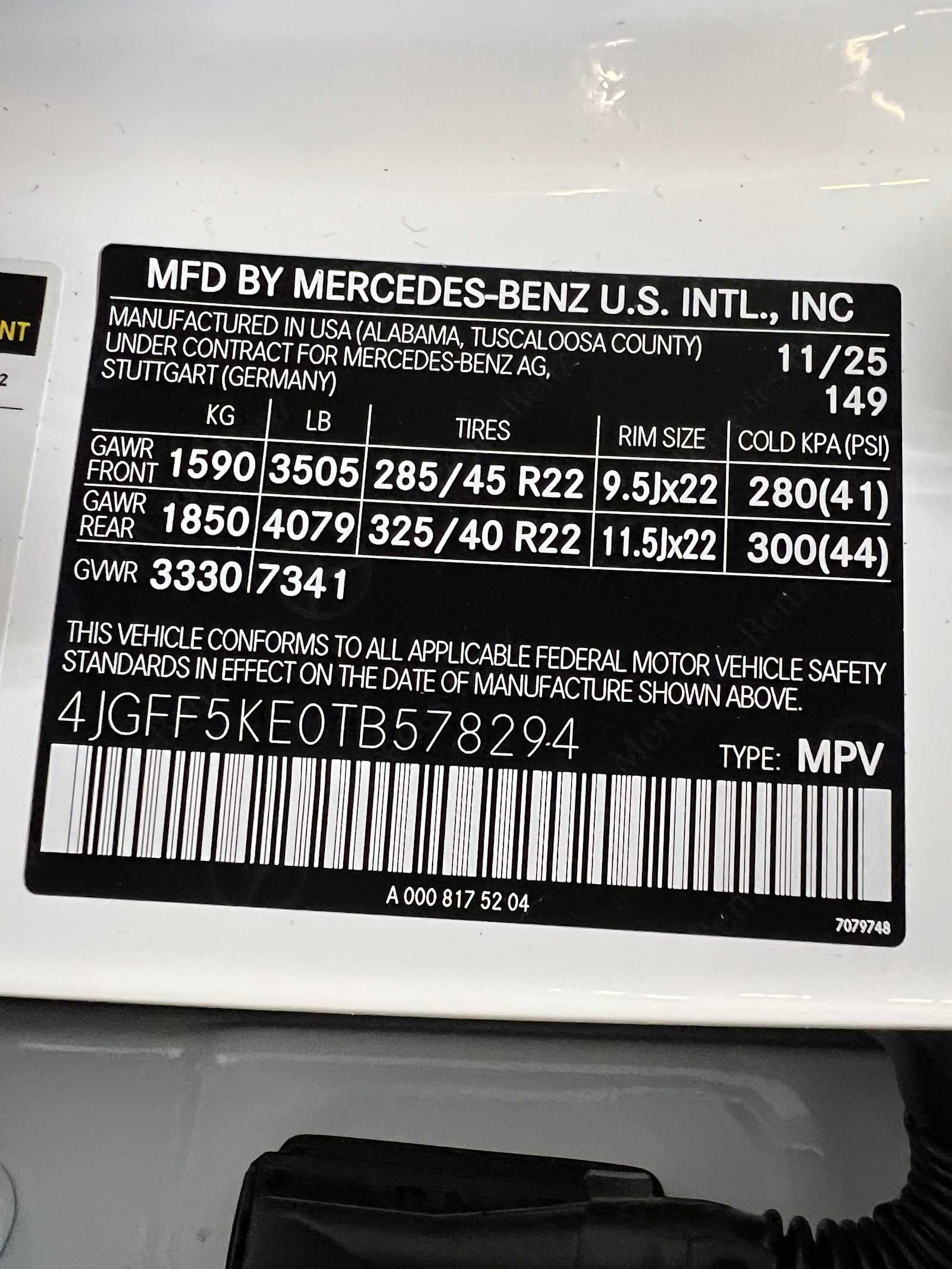 2026 Mercedes-Benz GLS GLS 450