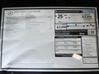 2025 Mercedes-Benz CLA AMG® CLA 35