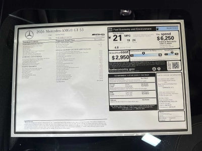 2026 Mercedes-Benz AMG® GT AMG® GT 53
