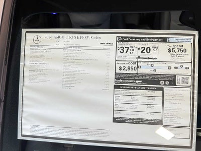 2026 Mercedes-Benz C-Class AMG® C 63 S E Performance