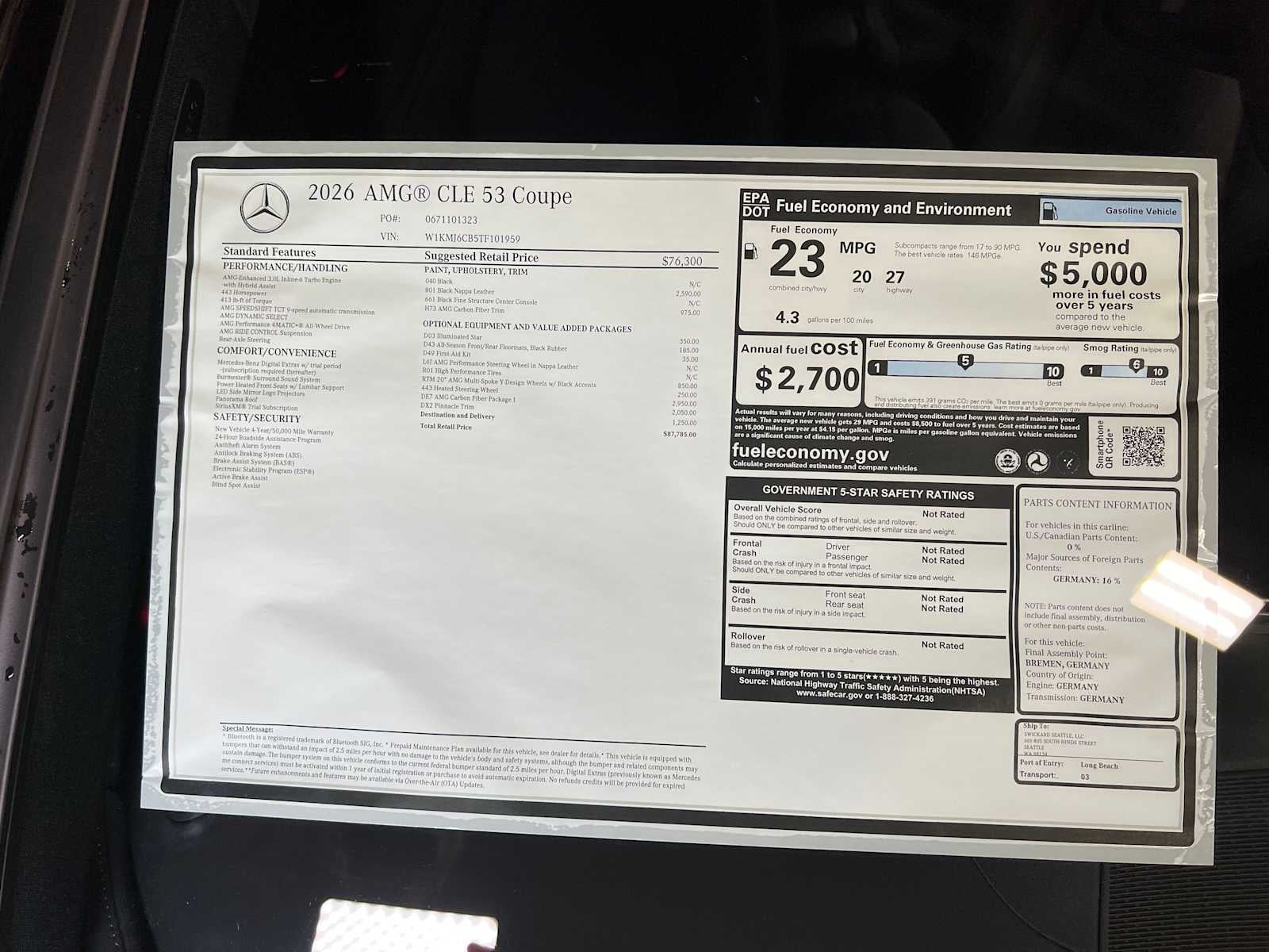 2026 Mercedes-Benz CLE AMG® CLE 53