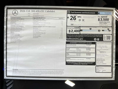 2026 Mercedes-Benz CLE CLE 300