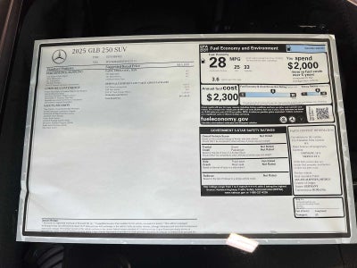 2025 Mercedes-Benz GLB GLB 250