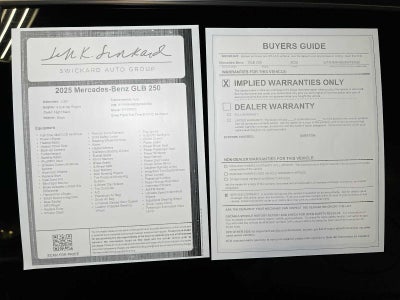 2025 Mercedes-Benz GLB GLB 250