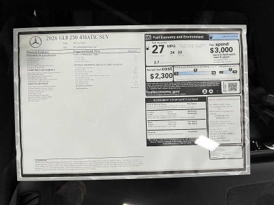 2026 Mercedes-Benz GLB GLB 250