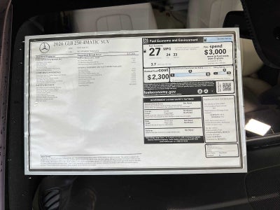 2026 Mercedes-Benz GLB GLB 250