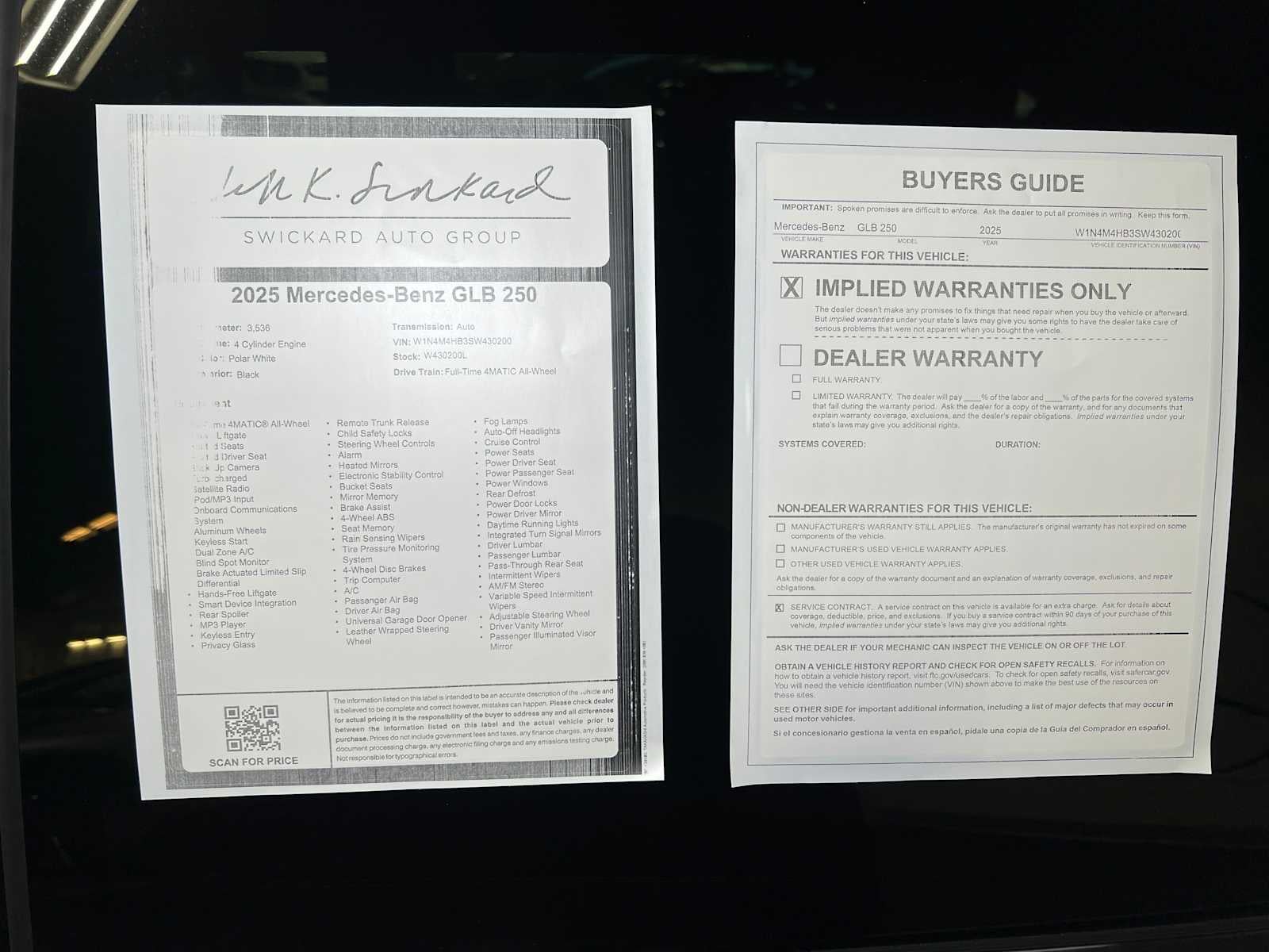 2025 Mercedes-Benz GLB GLB 250