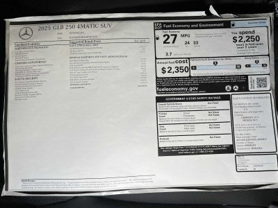 2025 Mercedes-Benz GLB GLB 250