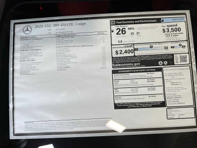 2026 Mercedes-Benz GLC GLC 300