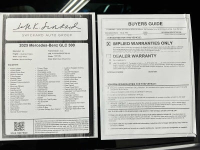 2025 Mercedes-Benz GLC GLC 300