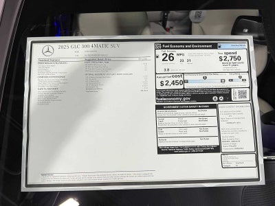 2025 Mercedes-Benz GLC GLC 300