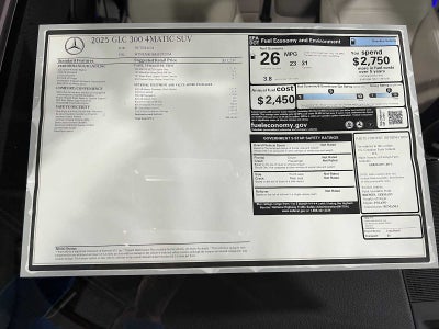 2025 Mercedes-Benz GLC GLC 300