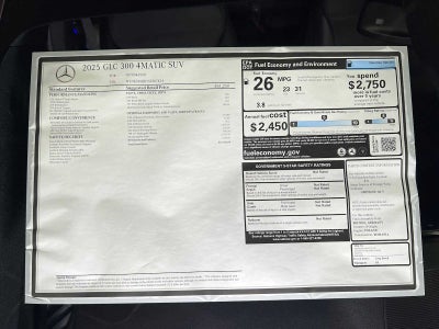 2025 Mercedes-Benz GLC GLC 300