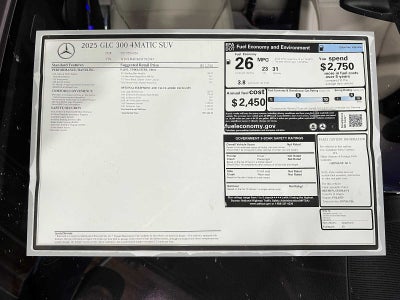 2025 Mercedes-Benz GLC GLC 300