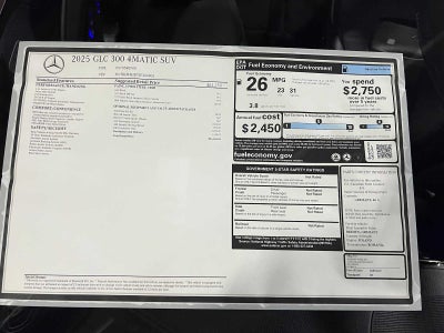 2025 Mercedes-Benz GLC GLC 300