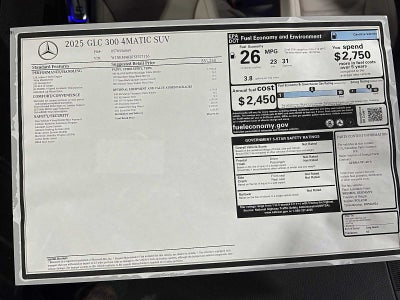 2025 Mercedes-Benz GLC GLC 300