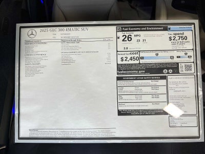 2025 Mercedes-Benz GLC GLC 300