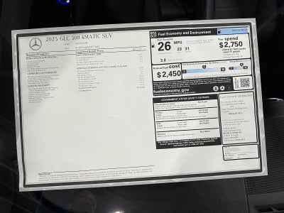 2025 Mercedes-Benz GLC GLC 300