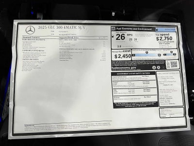 2025 Mercedes-Benz GLC GLC 300