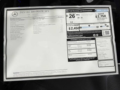 2025 Mercedes-Benz GLC GLC 300