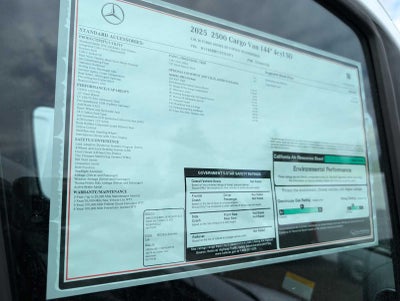 2025 Mercedes-Benz Sprinter 2500 Standard Roof I4 Diesel 144" RWD
