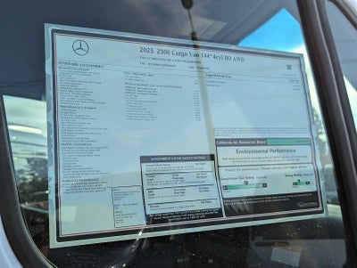2025 Mercedes-Benz Sprinter 2500 Standard Roof I4 Diesel HO 144" AWD