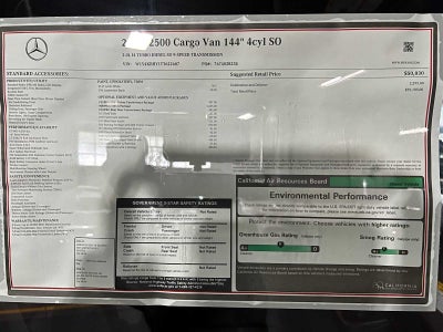 2026 Mercedes-Benz Sprinter 2500 Standard Roof I4 Diesel 144 RWD