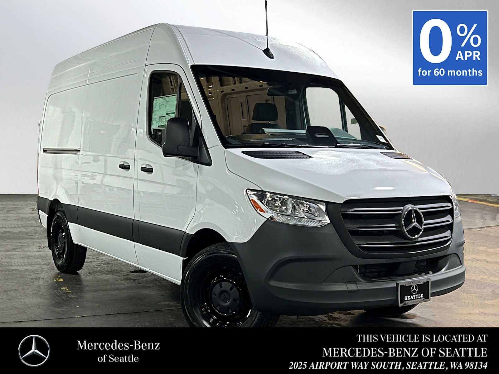 2025 Mercedes-Benz Sprinter Cargo Van 2500 Standard Roof I4 Diesel HO 144 RWD