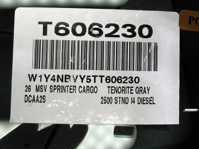 2026 Mercedes-Benz Sprinter 2500 Standard Roof I4 Diesel HO 144 AWD