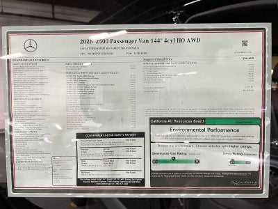 2026 Mercedes-Benz Sprinter Passenger Van 2500 Standard Roof I4 Diesel HO 144 AWD