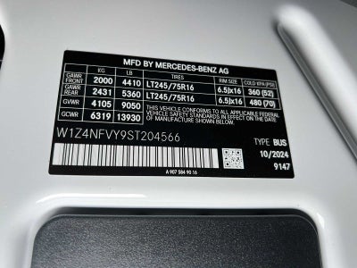 2025 Mercedes-Benz Sprinter Passenger Van 2500 Standard Roof I4 Diesel HO 144 AWD