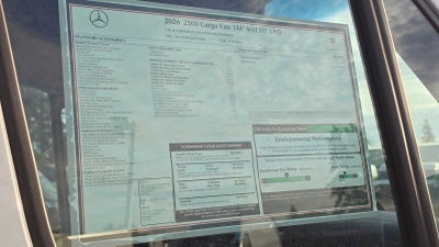 2026 Mercedes-Benz Sprinter 2500 Standard Roof I4 Diesel HO 144" AWD
