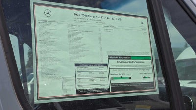 2026 Mercedes-Benz Sprinter 2500 High Roof I4 Diesel HO 170 AWD