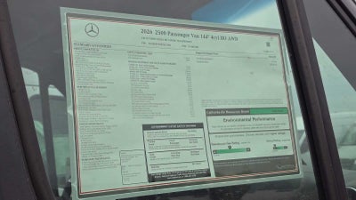 2026 Mercedes-Benz Sprinter Passenger Van 2500 Standard Roof I4 Diesel HO 144 AWD