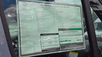 2026 Mercedes-Benz Sprinter Passenger Van 2500 Standard Roof I4 Diesel HO 144 AWD