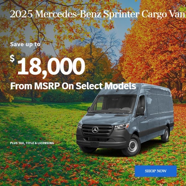 2025 Cargo Van: $18000 off